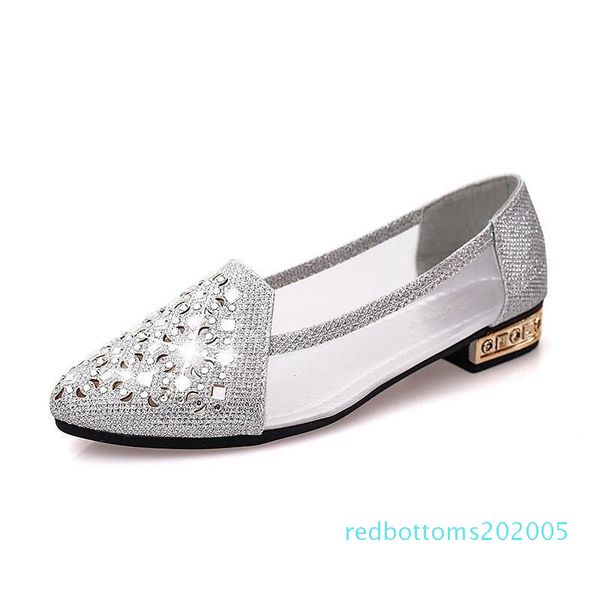 new rhinestone breathable women sandals hollow mesh flat mesh shoes shallow pointed toe women sandals r05, Black
new rhinestone breathable women sandals hollow mesh flat mesh shoes shallow pointed toe women sandals r05, Black