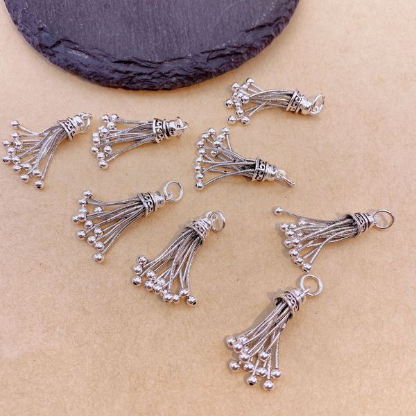 s925 sterling handmade thai silver diy accessories ring tassel silver spike accessories diy pendant pendant pendant
s925 sterling handmade thai silver diy accessories ring tassel silver spike accessories diy pendant pendant pendant