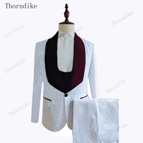 thorndike white jacquard burgund lapel suits for men custom made slim groom custom 3 piece wedding mens suit (jacket+pants+vest, White;black
thorndike white jacquard burgund lapel suits for men custom made slim groom custom 3 piece wedding mens suit (jacket+pants+vest, White;black