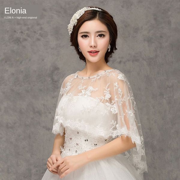 one-character dress coat wedding shawl shawl white red bride wedding dress new studio performance coat, Blue;gray 
one-character dress coat wedding shawl shawl white red bride wedding dress new studio performance coat, Blue;gray