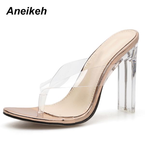 aneikeh 2019 summer shoes women pvc crystal flip flops gladiator pumps clear high heels classic dress zapatos mujer slipper cx200710, Black
aneikeh 2019 summer shoes women pvc crystal flip flops gladiator pumps clear high heels classic dress zapatos mujer slipper cx200710, Black