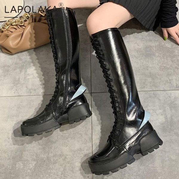lapolaka new fashion 2020 spring autumn shoes women boots female platform zip up comfortable black fashion knee high boots
lapolaka new fashion 2020 spring autumn shoes women boots female platform zip up comfortable black fashion knee high boots