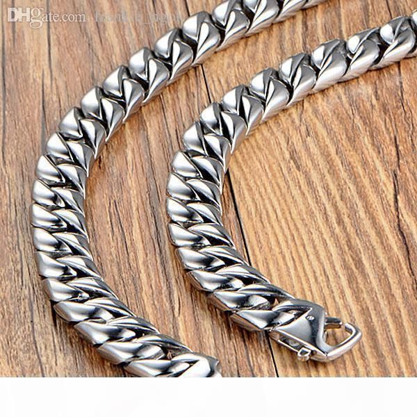 real titanium wrsitband jewelry high polished heavy curb cuban link necklace for men exaggerated punk chain 60cm*1.5cm, Silver
real titanium wrsitband jewelry high polished heavy curb cuban link necklace for men exaggerated punk chain 60cm*1.5cm, Silver