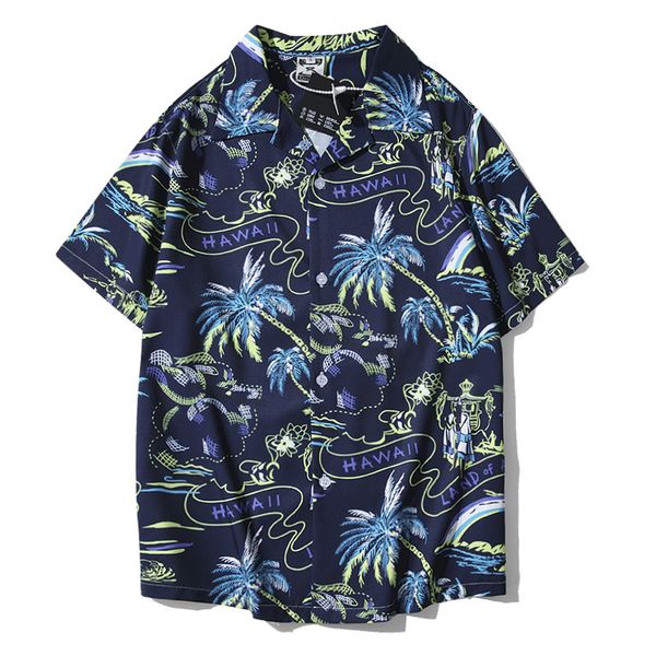 summer vintage korean style coconut tree printed shirt male 2020 new man hawaiian shirts western short sleeve shirts for mens, White;black
summer vintage korean style coconut tree printed shirt male 2020 new man hawaiian shirts western short sleeve shirts for mens, White;black