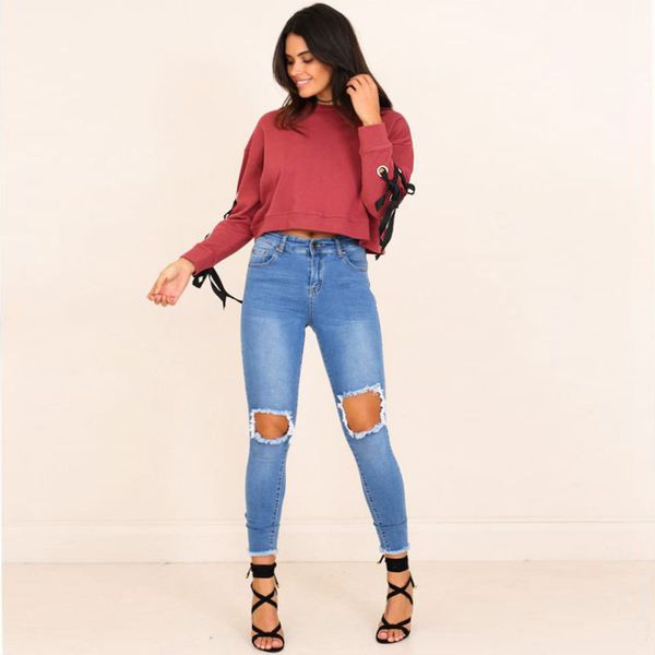 2020 new spring and autumn pullover sweatshirt female trend round neck lace up solid color short street style all-match high-end, Black
2020 new spring and autumn pullover sweatshirt female trend round neck lace up solid color short street style all-match high-end, Black