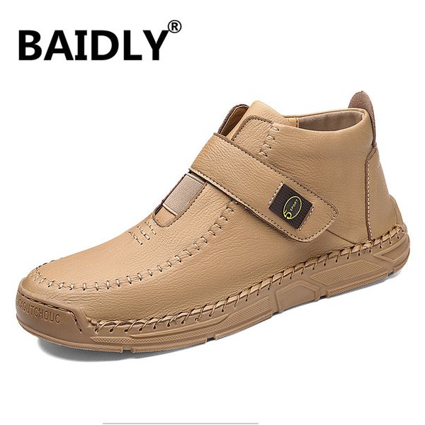 men shoes genuine leather comfortable casual shoes men high boots non-slip handmade male footwear, Black
men shoes genuine leather comfortable casual shoes men high boots non-slip handmade male footwear, Black