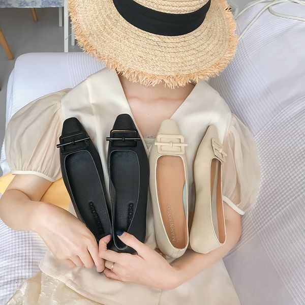 tinghon fashion buckle women flats vintage square toe flats shoes for women elegant office ladies shoes, Black
tinghon fashion buckle women flats vintage square toe flats shoes for women elegant office ladies shoes, Black