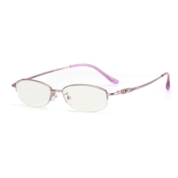 half metal readers anti blue light reading glasses lightweight pink for women, White;black
half metal readers anti blue light reading glasses lightweight pink for women, White;black