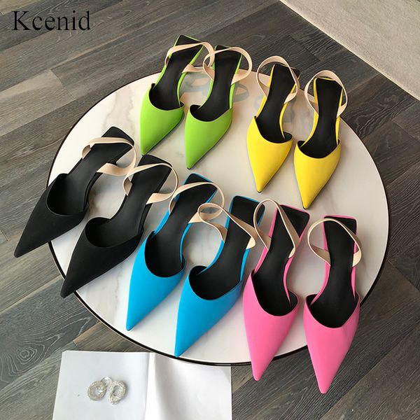 kcenid shoes woman 2020 autumn kitten heels slingbacks female pointed toe candy colors women's shoes office lady elegant pumps, Black
kcenid shoes woman 2020 autumn kitten heels slingbacks female pointed toe candy colors women's shoes office lady elegant pumps, Black