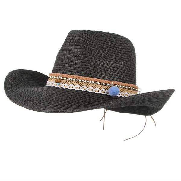 gemvie man summer panama cowboy straw for women wide brim hat lady uv protection sun shade beach cap adjustable y200716, Blue;gray
gemvie man summer panama cowboy straw for women wide brim hat lady uv protection sun shade beach cap adjustable y200716, Blue;gray