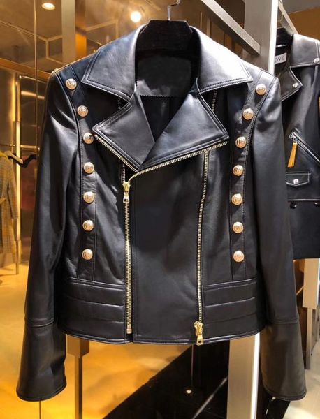 genuine leather jacket new brand real sheepskin coat spring and autumn 2020 female coats short s-xxl size, Black
genuine leather jacket new brand real sheepskin coat spring and autumn 2020 female coats short s-xxl size, Black