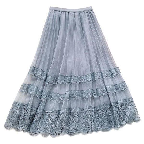spring summer long skirt women clothing 2020 new flower embroidered lace mesh skirts sweet pleated tulle skirt faldas saias, Black
spring summer long skirt women clothing 2020 new flower embroidered lace mesh skirts sweet pleated tulle skirt faldas saias, Black