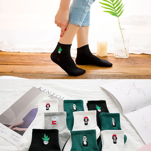 8vfds new cotton flowers and plants harajuku couple interesting cartoon characters flowers and plants embroidery medium socks women's c, Pink;yellow
8vfds new cotton flowers and plants harajuku couple interesting cartoon characters flowers and plants embroidery medium socks women's c, Pink;yellow