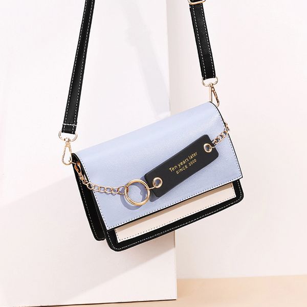 fashion contrast color shoulder bag women metal ring crossbody bag pu leather square small flap handbag lady shopping purse
fashion contrast color shoulder bag women metal ring crossbody bag pu leather square small flap handbag lady shopping purse