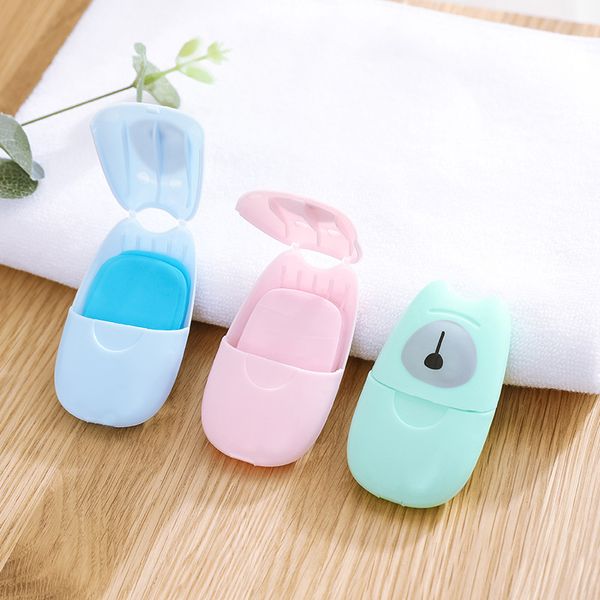 50pcs / disposable soap box portable soap paper box scented slice sheets outdoor product mini soap paper random color delivery
50pcs / disposable soap box portable soap paper box scented slice sheets outdoor product mini soap paper random color delivery