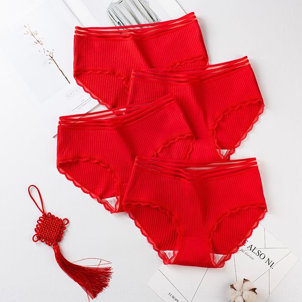 wedding year of the rat big red underwear lace women's cotton crotch mid waist year of life underwear antibacterial lace edge, Black;white
wedding year of the rat big red underwear lace women's cotton crotch mid waist year of life underwear antibacterial lace edge, Black;white