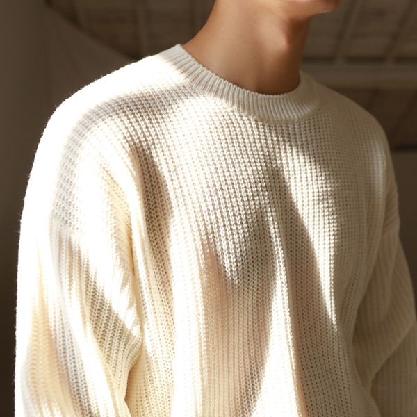 ewq / men's wear autumn witner weater 2020 new pullover round collar japanese style casual warm thin kintted male 9y3241, White;black
ewq / men's wear autumn witner weater 2020 new pullover round collar japanese style casual warm thin kintted male 9y3241, White;black