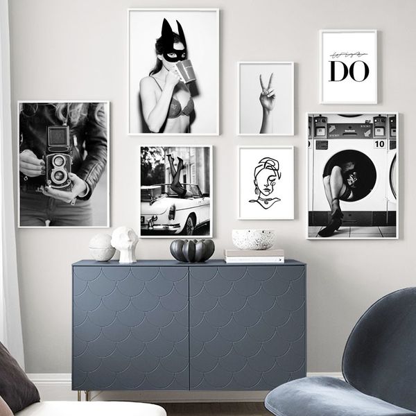wall art canvas painting kitty girl vintage camera black white nordic posters and prints wall pictures for living room decor
wall art canvas painting kitty girl vintage camera black white nordic posters and prints wall pictures for living room decor