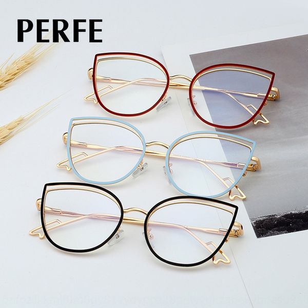 95597 new metal anti-blue female personalized computer myopia game eye protection glasses frame myopia glasses, Silver
95597 new metal anti-blue female personalized computer myopia game eye protection glasses frame myopia glasses, Silver