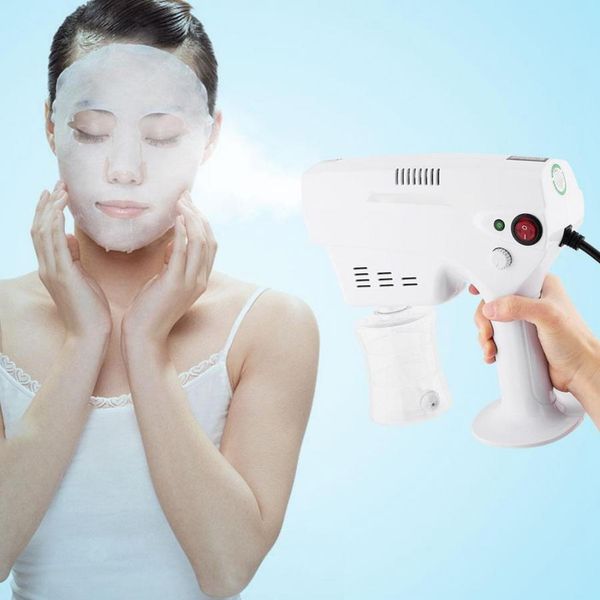 260ml portable disinfection blue light steam spray hair spray machine aerosol water mist trigger sprayer spa facial steamer
260ml portable disinfection blue light steam spray hair spray machine aerosol water mist trigger sprayer spa facial steamer