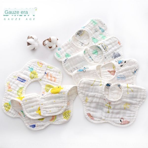 8-layer bubble yarn petal saliva towel button bib 360-degree rotatable baby saliva towel children button gauze bib
8-layer bubble yarn petal saliva towel button bib 360-degree rotatable baby saliva towel children button gauze bib