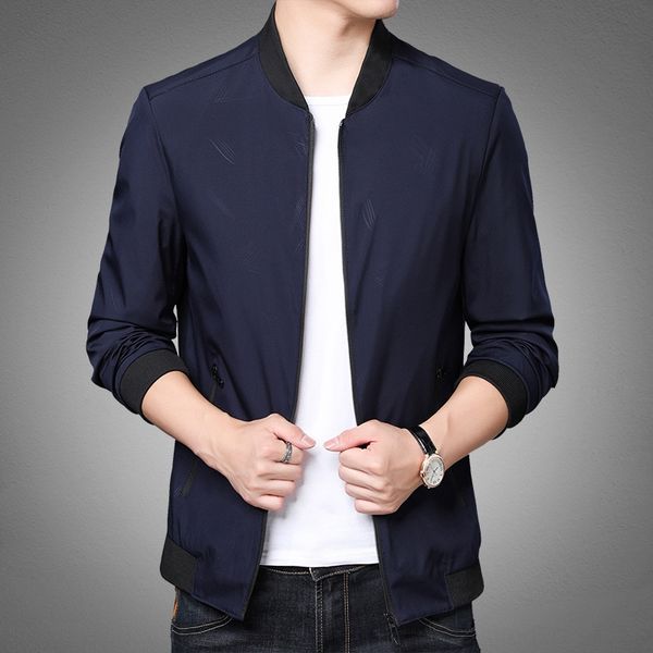 2020 new baseball men's jacket spring and autumn jacket business leisure young and middle-aged baseball collar fashion thin clothing, Black;brown
2020 new baseball men's jacket spring and autumn jacket business leisure young and middle-aged baseball collar fashion thin clothing, Black;brown