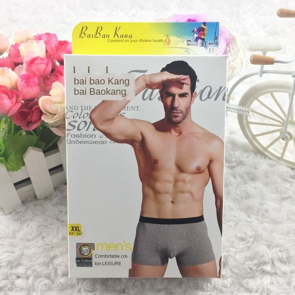 baokang cotton rc boxer underpants and flower box shorts shorts men's cotton plaid printed boxed boxer underwear, Black;white
baokang cotton rc boxer underpants and flower box shorts shorts men's cotton plaid printed boxed boxer underwear, Black;white