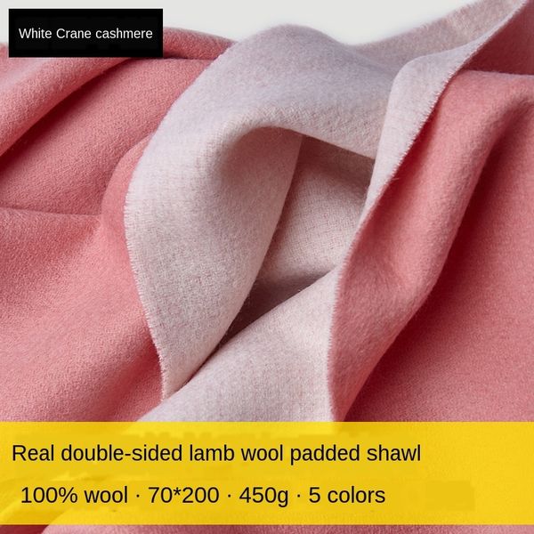 women's real double-sided cashmere shawl season thickened warm double-sided warm scarf inner mongolia cashmere scarf, Blue;gray
women's real double-sided cashmere shawl season thickened warm double-sided warm scarf inner mongolia cashmere scarf, Blue;gray