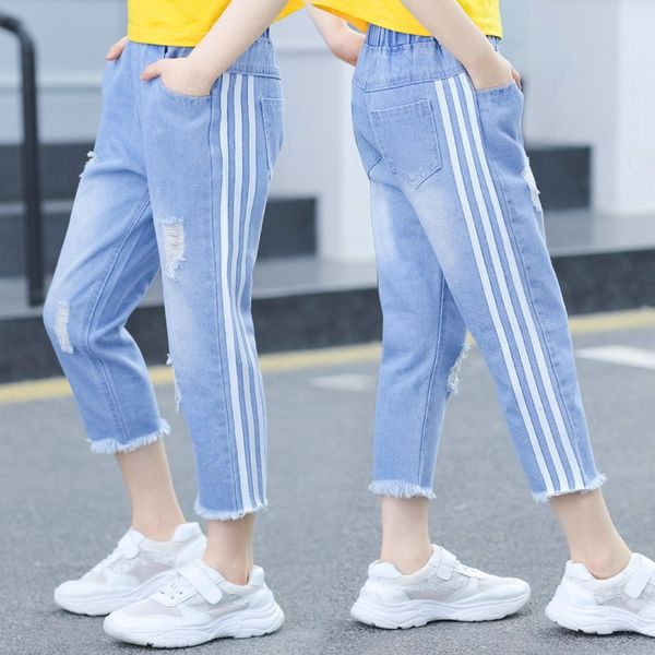 girls stretch capri casual jeans and jeans 2020 new big boy korean fashion casual pants hole pants, Blue
girls stretch capri casual jeans and jeans 2020 new big boy korean fashion casual pants hole pants, Blue