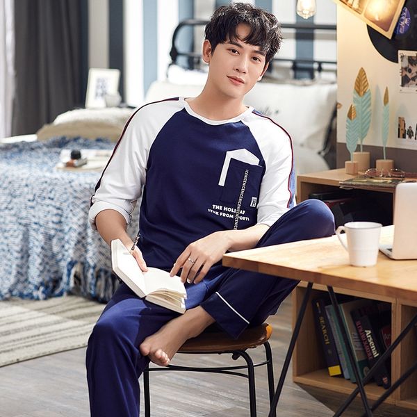 zey3d yilong spring clothes home furnishing clothing and autumn men's cotton pajamas simple home clothes korean style long sleeve outer, Black;brown
zey3d yilong spring clothes home furnishing clothing and autumn men's cotton pajamas simple home clothes korean style long sleeve outer, Black;brown