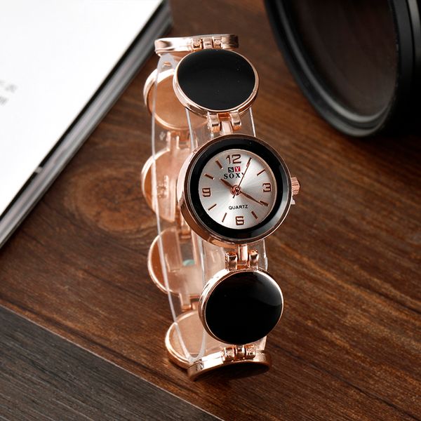 soxy watch charm big crystals dial quartz hour ladies relojes stainless steel dress watch 3 color new design elegant wristwatch, Slivery;brown
soxy watch charm big crystals dial quartz hour ladies relojes stainless steel dress watch 3 color new design elegant wristwatch, Slivery;brown