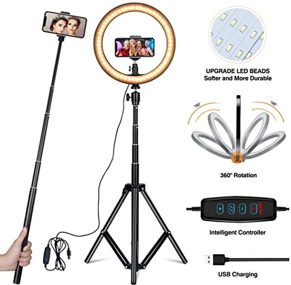 10 inch usb led light ring pgraphy flash lamp with 130cm tripod stand for makeup youtube vk tik tok video dimmable lighting
10 inch usb led light ring pgraphy flash lamp with 130cm tripod stand for makeup youtube vk tik tok video dimmable lighting