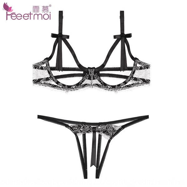 jumu embroidered underwear women's embroidered hollow-out steel ring bra underwear three-point suit 7153+7154, Black;white
jumu embroidered underwear women's embroidered hollow-out steel ring bra underwear three-point suit 7153+7154, Black;white