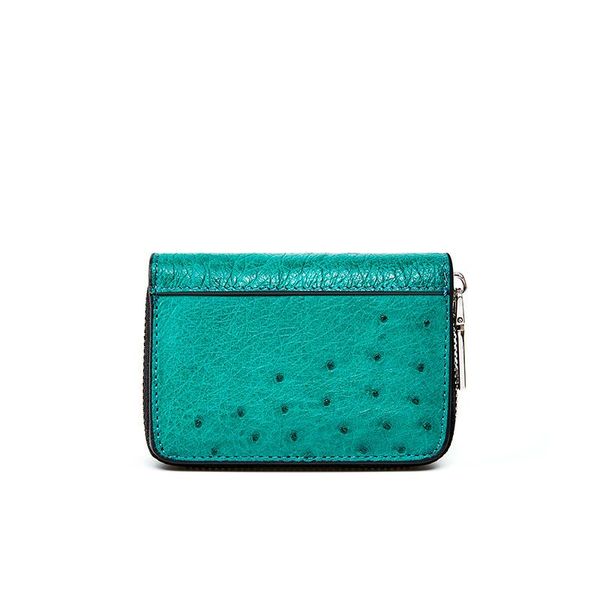 2020 high-end leather coin purse ladies design ostrich leather card bag female short section fashion multi card green clutch bag lucky bag
2020 high-end leather coin purse ladies design ostrich leather card bag female short section fashion multi card green clutch bag lucky bag