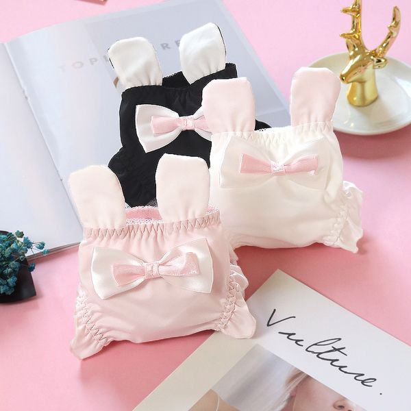 4 colors cute lolita lovely panties pants kawaii novelty rabbits adorable underwear brief lingeries ddlg l, Black;pink
4 colors cute lolita lovely panties pants kawaii novelty rabbits adorable underwear brief lingeries ddlg l, Black;pink
