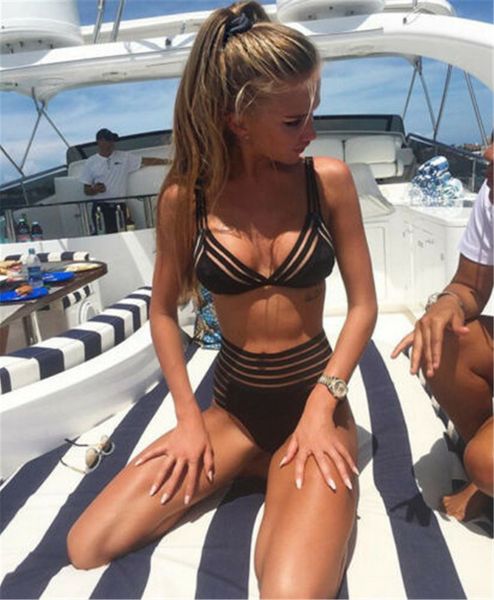 new black bikini womens polyester bandage swimsuit push up swimwear summer hollow out bikini set bathing suit beach swim wear, White;black
new black bikini womens polyester bandage swimsuit push up swimwear summer hollow out bikini set bathing suit beach swim wear, White;black