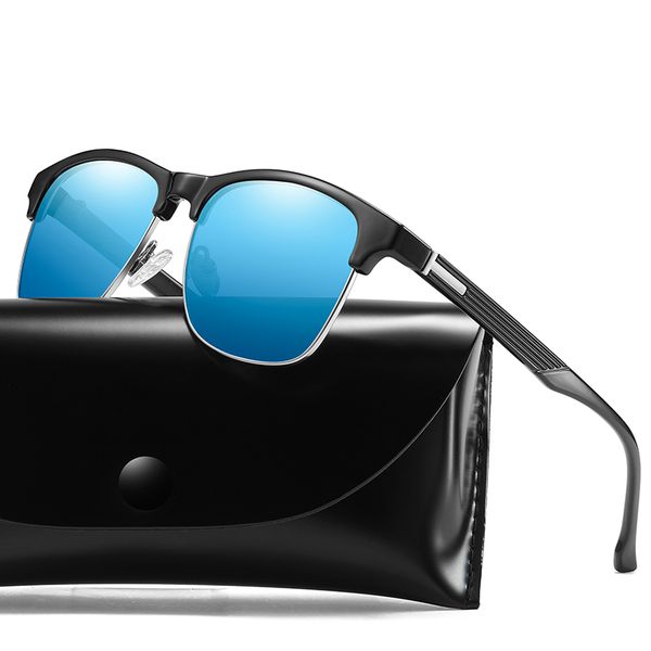 fondyi half frame sunglasses polarized men women semi rimless quality durable metal shades uv400 driving sun glasses with box, White;black
fondyi half frame sunglasses polarized men women semi rimless quality durable metal shades uv400 driving sun glasses with box, White;black