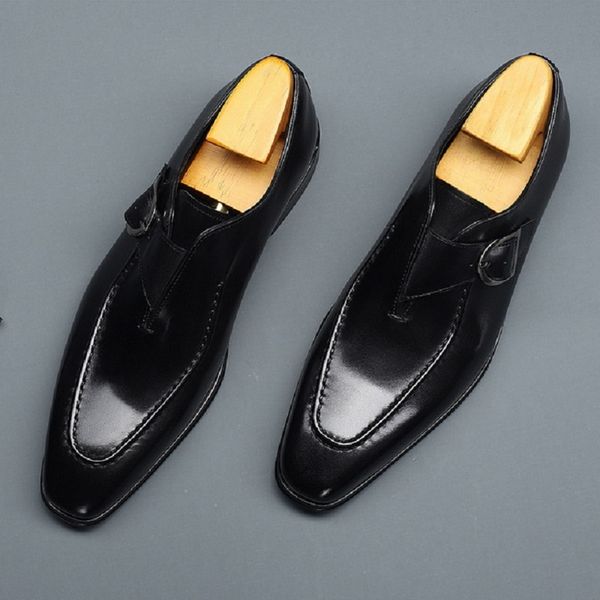 dress shoes british style retro pointed toe buckle strap genuine leather sewing plus size 47 48 men business formal 20210724, Black
dress shoes british style retro pointed toe buckle strap genuine leather sewing plus size 47 48 men business formal 20210724, Black