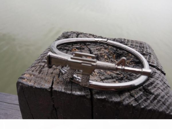 real 18kgp plated 3d ak47 design bracelet bangle,unique designers nail gun bracelet for couples women men unisex, Black
real 18kgp plated 3d ak47 design bracelet bangle,unique designers nail gun bracelet for couples women men unisex, Black