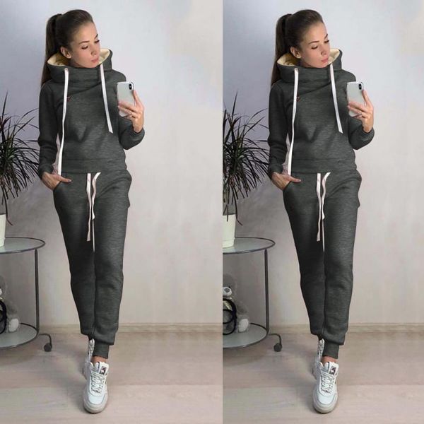 2020 warm sport sets women winter autumn tracksuit long sleeve hoodie sweatpants warm outfits running suit sportswear#g3, White;black
2020 warm sport sets women winter autumn tracksuit long sleeve hoodie sweatpants warm outfits running suit sportswear#g3, White;black
