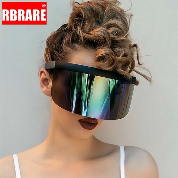 rarerb visor sunglasses mirror fun big box sunscreen anti-peeping hat glasses personalized mask sunglasses fashion trend shades, White;black
rarerb visor sunglasses mirror fun big box sunscreen anti-peeping hat glasses personalized mask sunglasses fashion trend shades, White;black