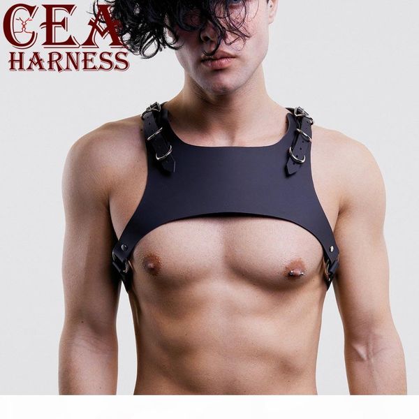 cea.harness new arrives men leather harness gay punk chest harness male mature leather shoulder belts body bondage, Black;brown
cea.harness new arrives men leather harness gay punk chest harness male mature leather shoulder belts body bondage, Black;brown