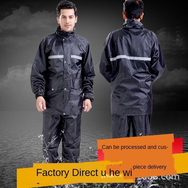 motorcycle black pvc split outdoor labor protection reflective raincoat motorcycle set suit pants suit and rain pants set
motorcycle black pvc split outdoor labor protection reflective raincoat motorcycle set suit pants suit and rain pants set