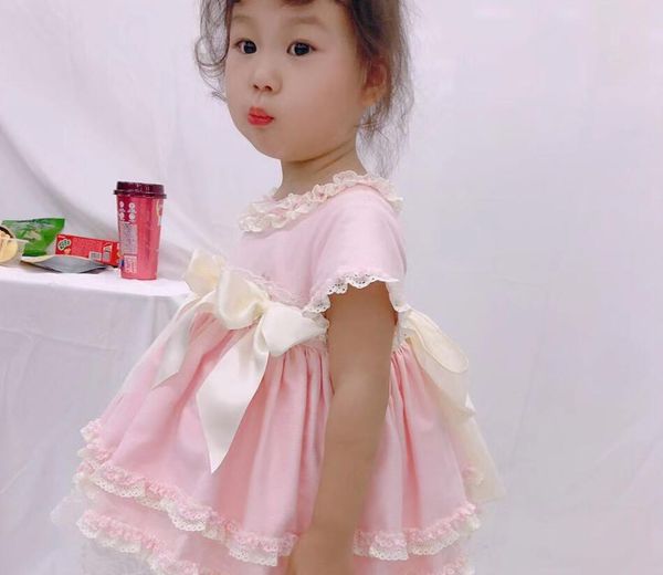 uk spain style new girls clothing lace short sleeve pink princess dress fashion boutique girl dress 100% cotton, Red;yellow
uk spain style new girls clothing lace short sleeve pink princess dress fashion boutique girl dress 100% cotton, Red;yellow