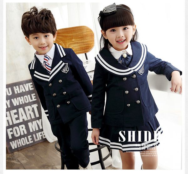 2020 new korea student uniform girls/boys school uniforms set children's long sleeved chorus of primary school students reading, White
2020 new korea student uniform girls/boys school uniforms set children's long sleeved chorus of primary school students reading, White