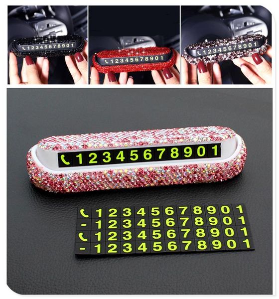 1pcs car temporary parking card diamond phone number plate diy for f125 e550 glc glc43 g350d e350
1pcs car temporary parking card diamond phone number plate diy for f125 e550 glc glc43 g350d e350