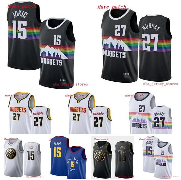 2020 мужской баскетбол denver nuggets 27 murray white rainbow city swingman майка без рукавов и брюки, Black;red
2020 мужской баскетбол denver nuggets 27 murray white rainbow city swingman майка без рукавов и брюки, Black;red