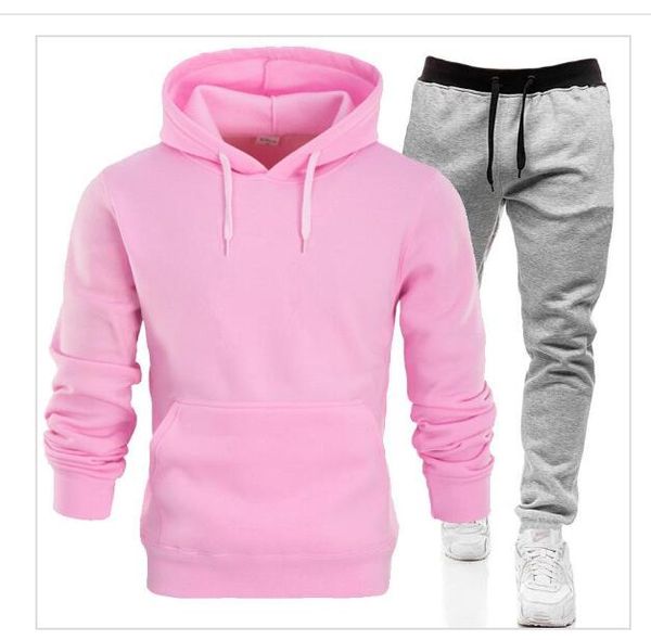 solid color hoodies men and women long sleeve fashion autumn winter hooded sweater 2 pcs set tracksuits, Gray
solid color hoodies men and women long sleeve fashion autumn winter hooded sweater 2 pcs set tracksuits, Gray