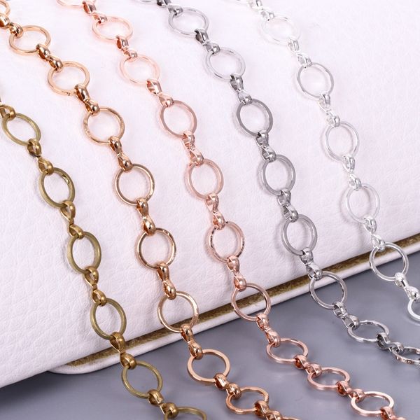 copper 8mm rose diy gold ring necklace gold ring chain handmade diyo chain necklace accessories female, Silver
copper 8mm rose diy gold ring necklace gold ring chain handmade diyo chain necklace accessories female, Silver