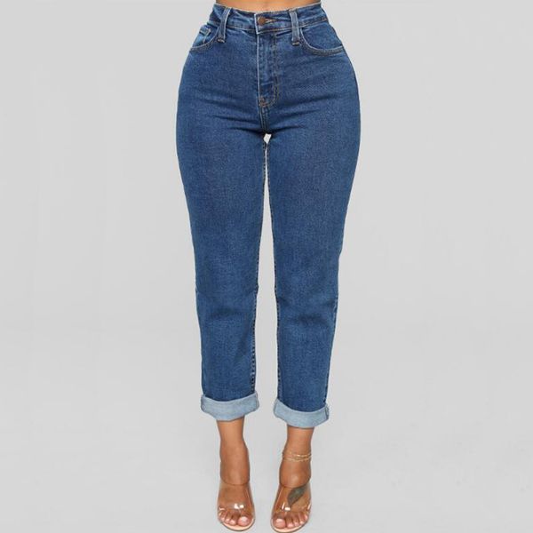 foreign trade women's dress 2020 europe and america wish amazon selling jeans women's high-waisted loose-fit stra, Blue
foreign trade women's dress 2020 europe and america wish amazon selling jeans women's high-waisted loose-fit stra, Blue